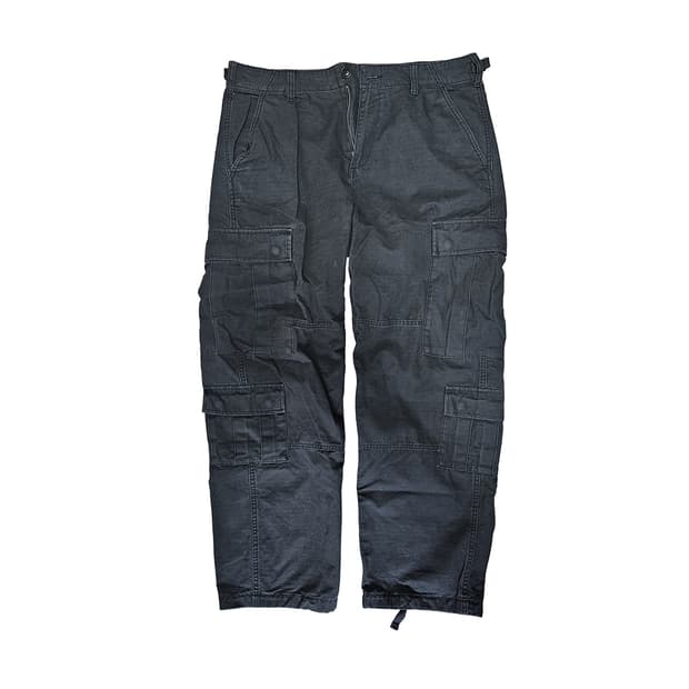 Stussy surplus cargo pant black (32)