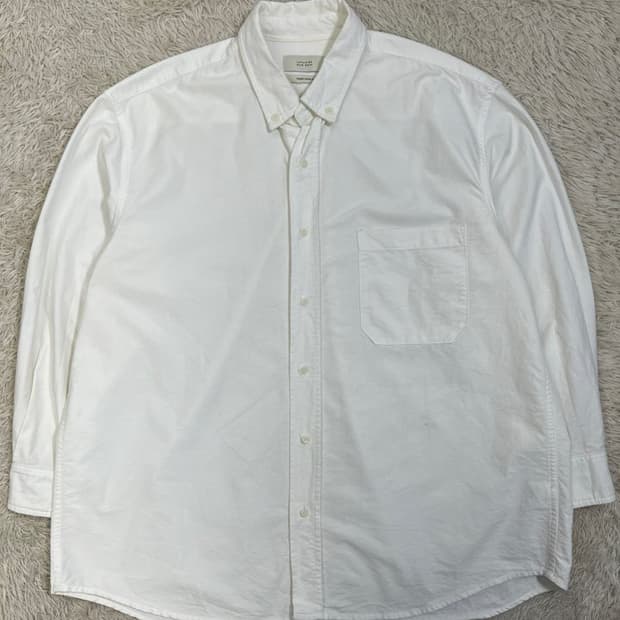 라퍼지스토어 오가닉코튼 화이트 셔츠/#2696