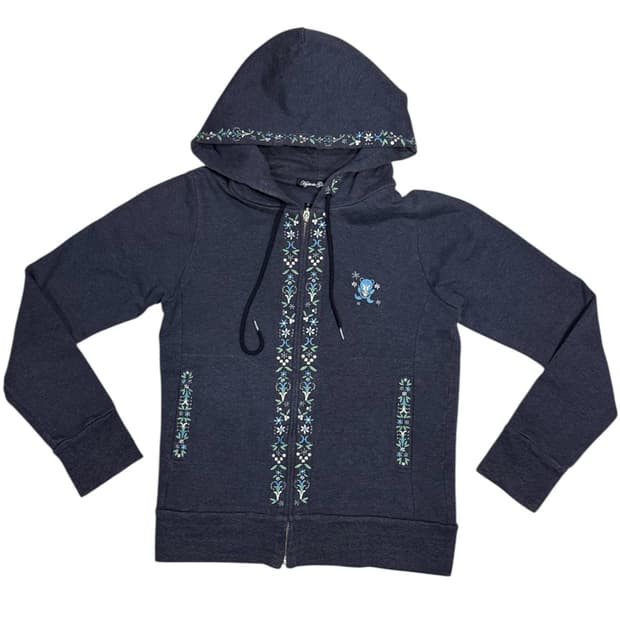 히스테릭 글래머 아카이브 꽃 퍽베어 자수 후드 집업 자켓