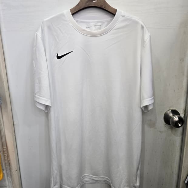 110,2XL )) NIKE 나이키 화이트 & 블랙 드라이핏 반팔티셔츠~
