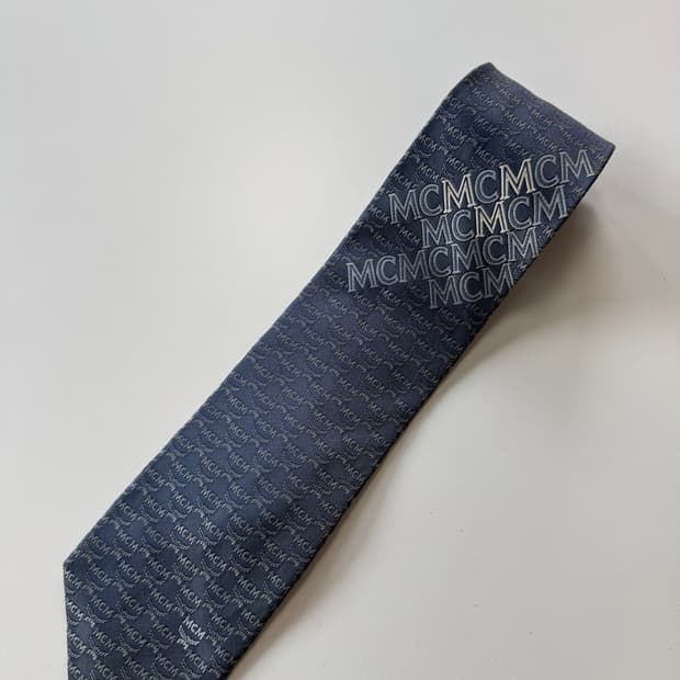MCM 실크 넥타이 9cm