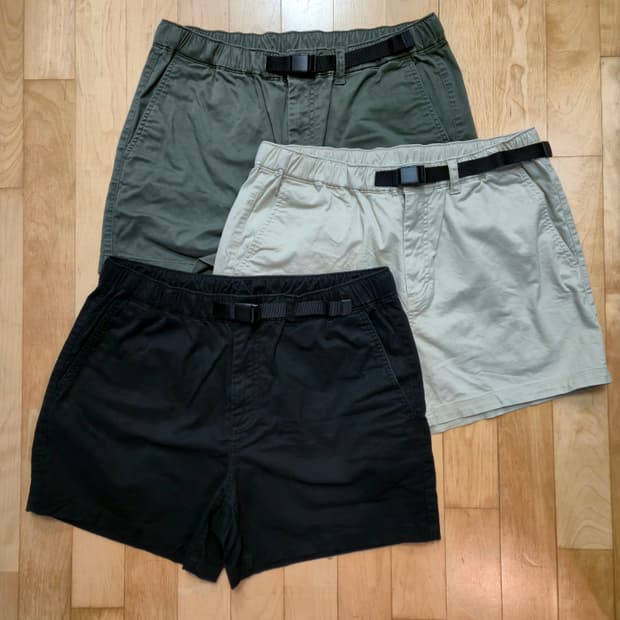 무신사 스탠다드 코튼 반바지 34 3종 일괄