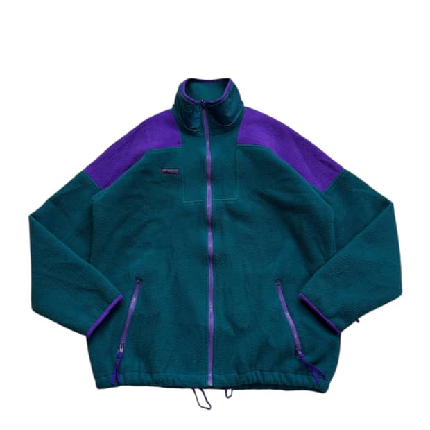 90s 컬럼비아 헤비웨이트 플리스 집업자켓