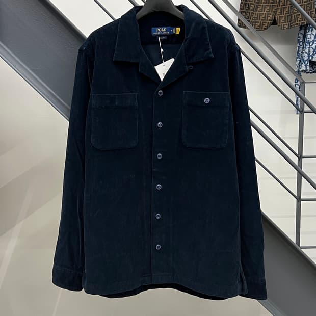 폴로랄프로렌 네이비 코듀로이 셔츠 자켓