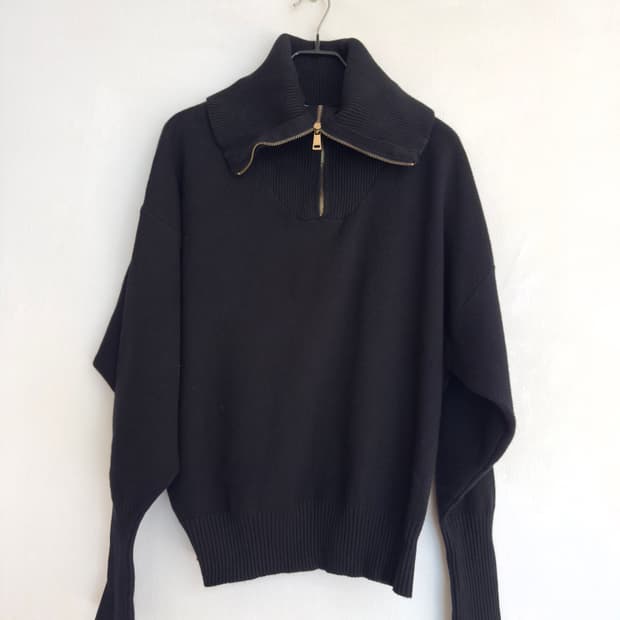 Zara 자라 하이넥 니트 집업