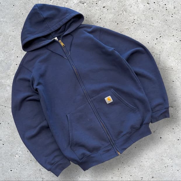 [S] 10s 칼하트 빈티지 네이비 후드 집업 D306