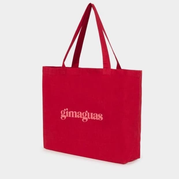 기마구아스 레드 에코백 구해요