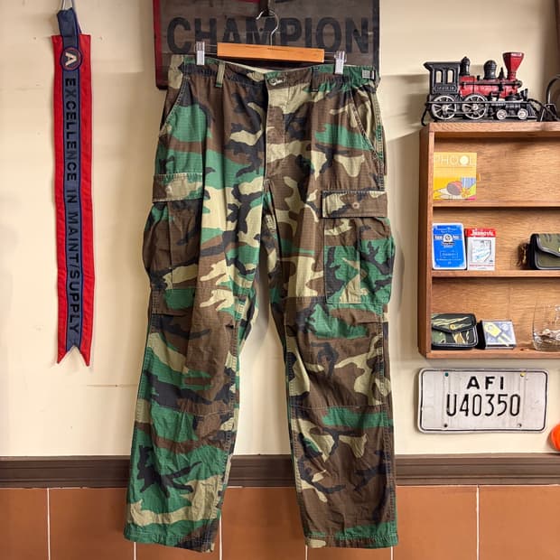 US Woodland BDU Pants M-R Size 260505-2