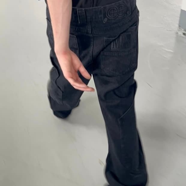 MPa CALF POCKET PANTS BLACK