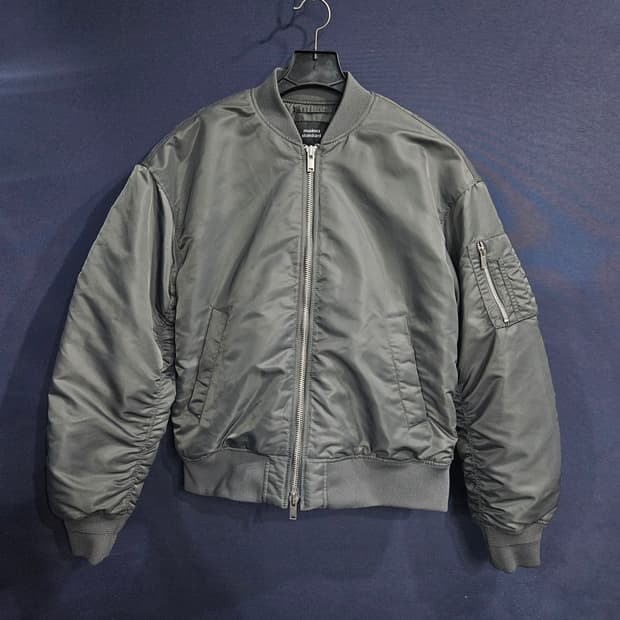 무신사 스탠다드 다크그레이 남성 오버핏 95~100 항공점퍼 자켓 