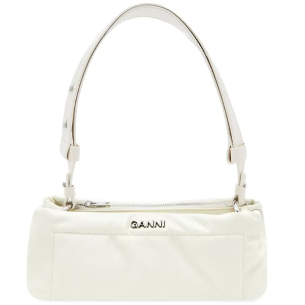 가니 필로우 바게트백 아이보리