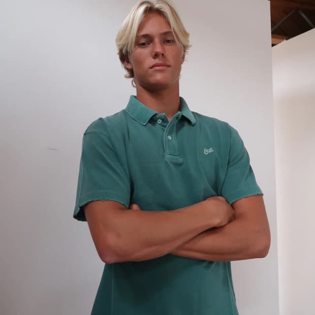 [M,L,XL]이알엘 ERL 25fw 폴로 셔츠/그린