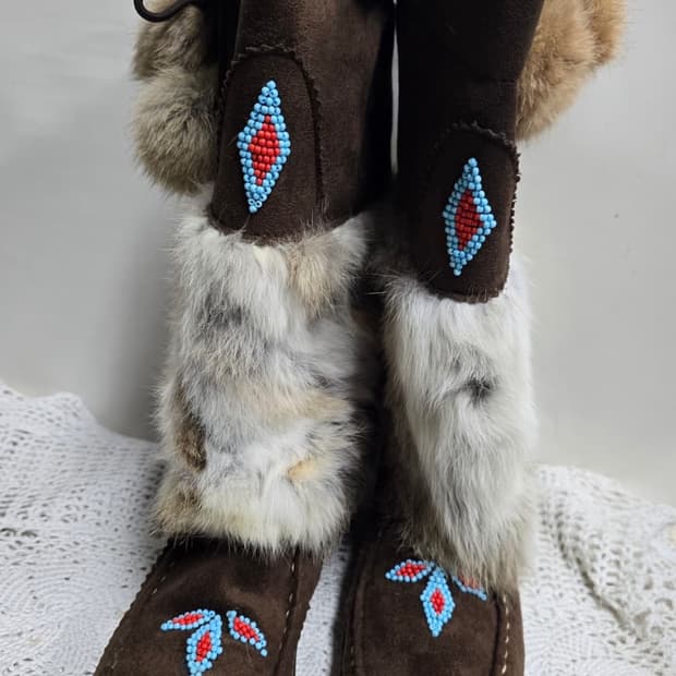 토끼퍼 빈티지 부츠