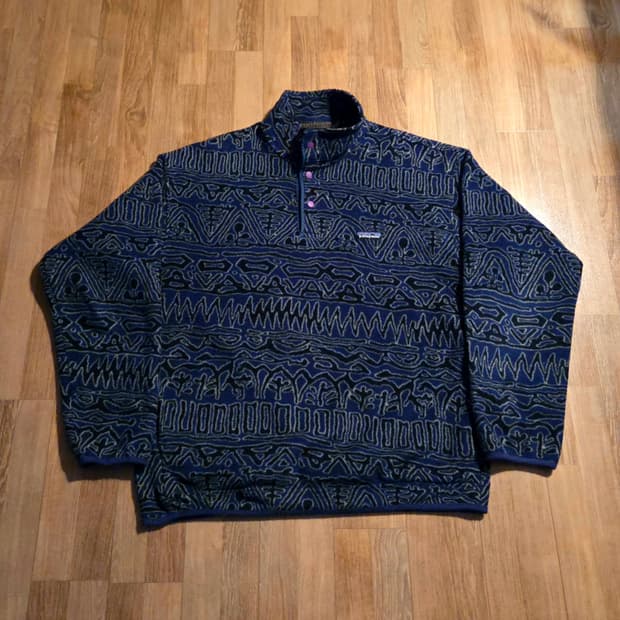 (L)Rare파타고니아 90s Usa 블루스톰 신칠라