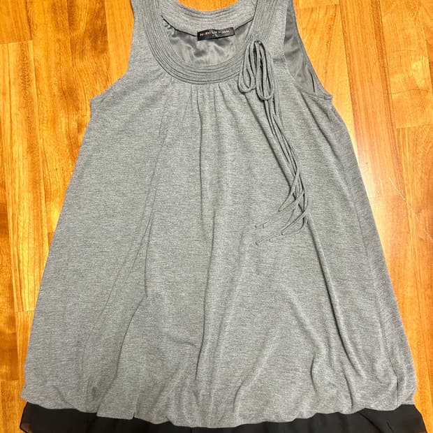 Grey Balloon Bubble Dress