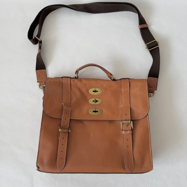 멀버리(Mulberry) 레더 사첼 브리케이스백(ENGLAND)