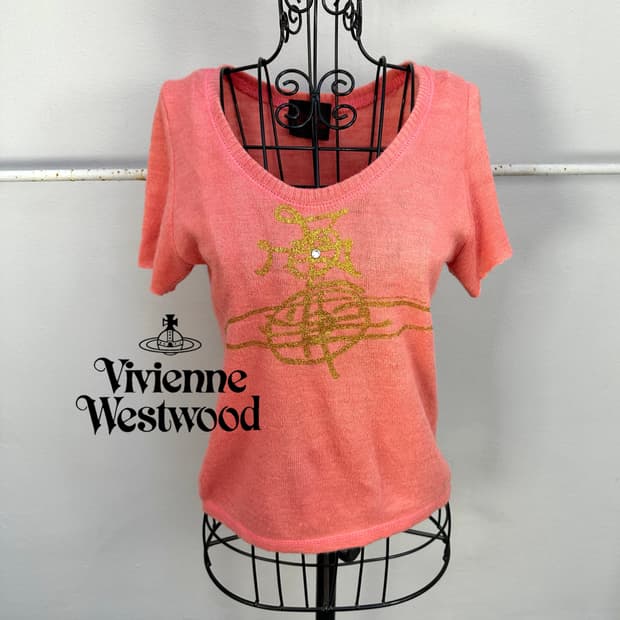 비비안웨스트우드 레드라벨 반팔니트