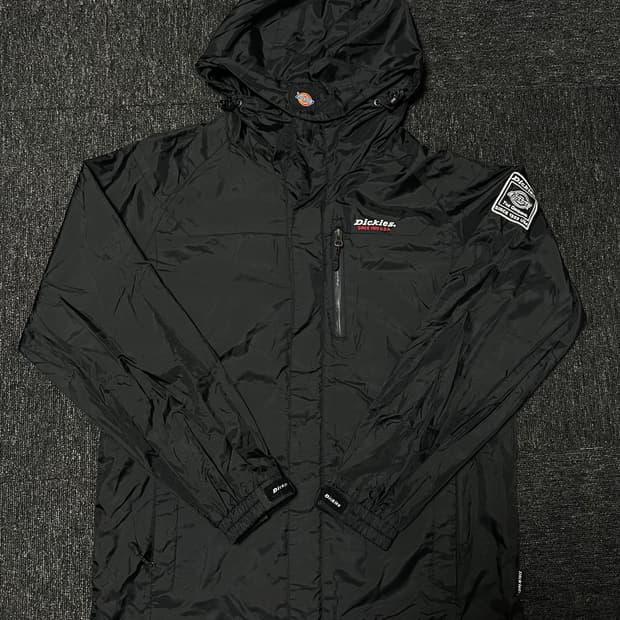 디키즈 (Dickies) 로고 패치 후드 윈드브레이커 / 바람막이 자켓