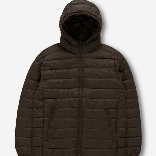 스파오 브라운경량패딩 씬라이트(새상품)