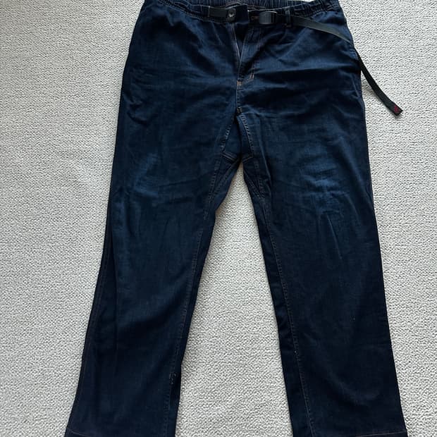 (XXL) 그라미치 NN 팬츠 크롭 스트레치 데님 One Wash