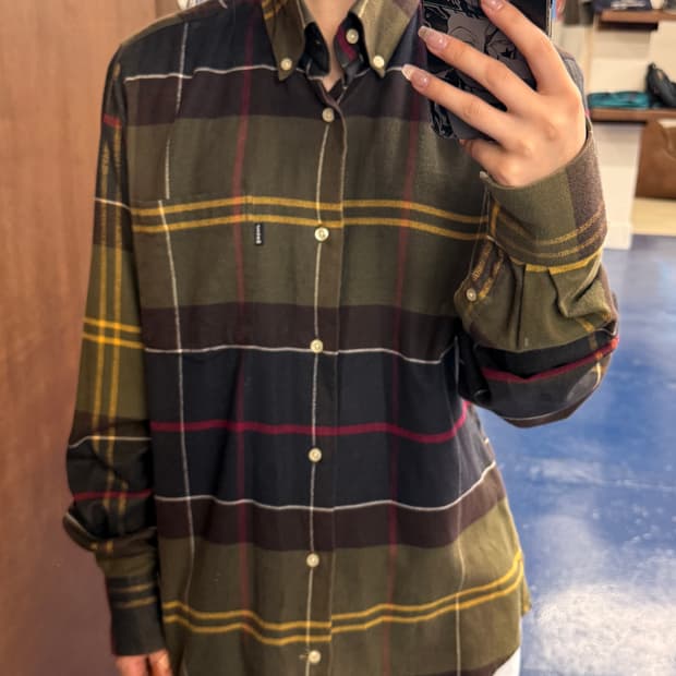 Barbour 바버 체크 셔츠