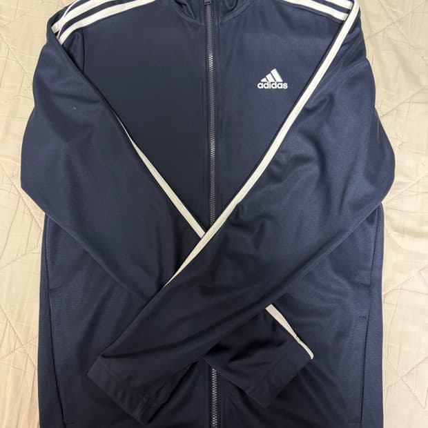 아디다스 네이비 집업