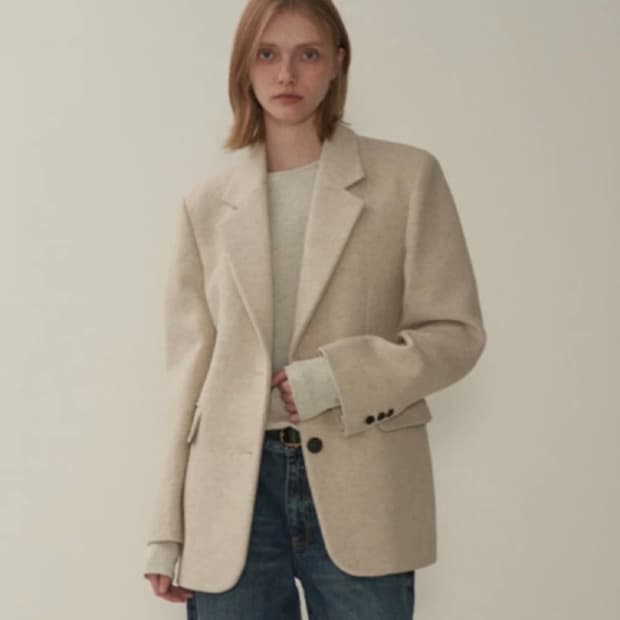 MOTT 모트 2버튼 울 자켓 새상품