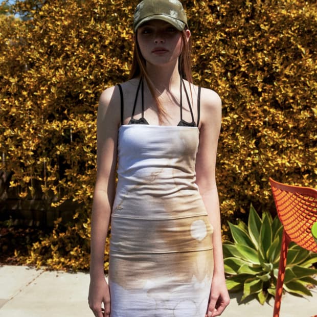 세릭(CERRIC)23ss 워터리 프린트 드레스