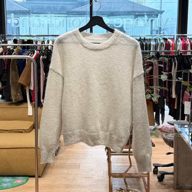 이자벨마랑 아이보리 모헤어혼방 니트 