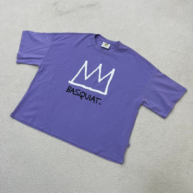 85 장미셸바스키아 여성 반팔티 0317M