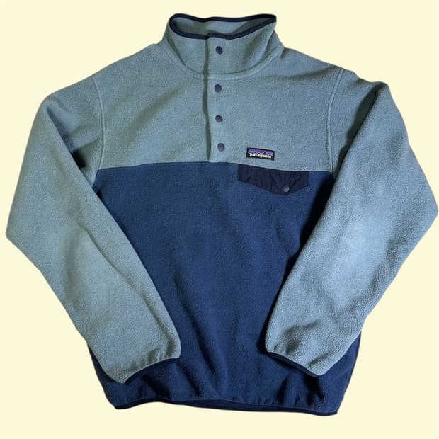 파타고니아 신칠라 하프버튼 후리스 플리스 아노락 S