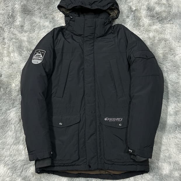 디스커버리 덕다운 야상 패딩점퍼 L