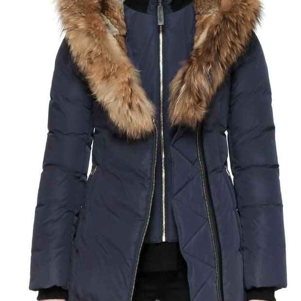 (김혜수착용)Mackage 맥케이지 트리쉬 패딩/래빗 라쿤퍼 덕다운