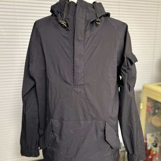 비즈빔 고어텍스 올블랙 아노락 노마드 풀오버 자켓 M