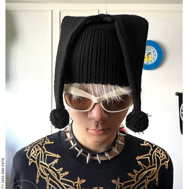 Japanese Vintage Clown Beanie Hat