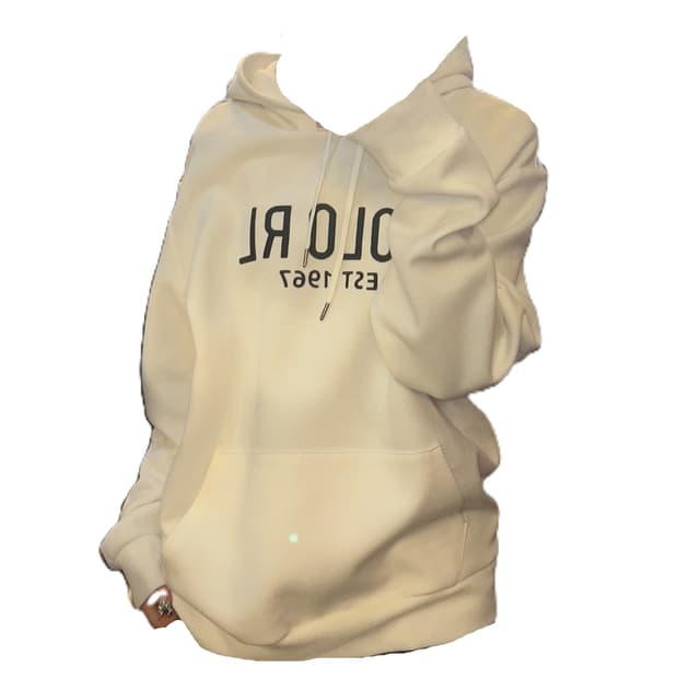 폴로 랄프 로렌 후드 집업 화이트