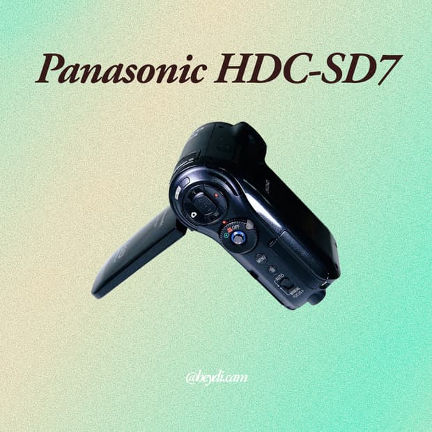 Panasonic 파나소닉 HDC-SD7 블랙