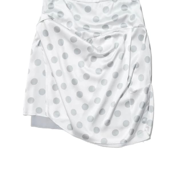 파르티멘토 우먼 도트 스커트 화이트