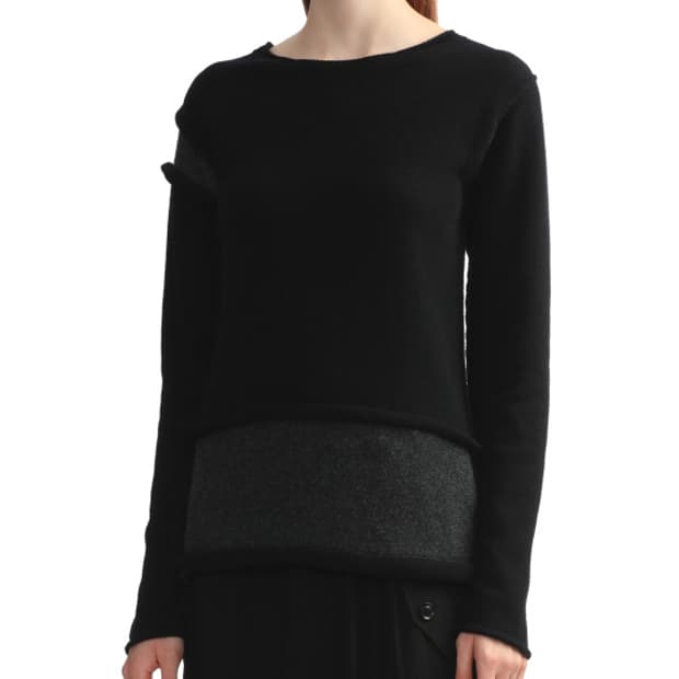 요지 야마모토 Y’s Ripped Pullover 울 스웨터