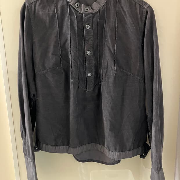 디젤 코듀로이 본디지 스트랩 블라우스