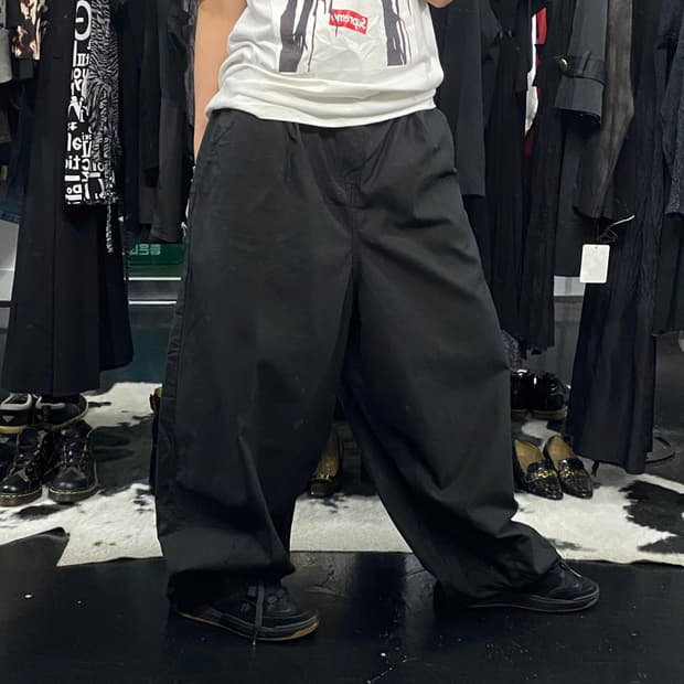 Japanese vtg 핀턱 디테일 벌룬팬츠