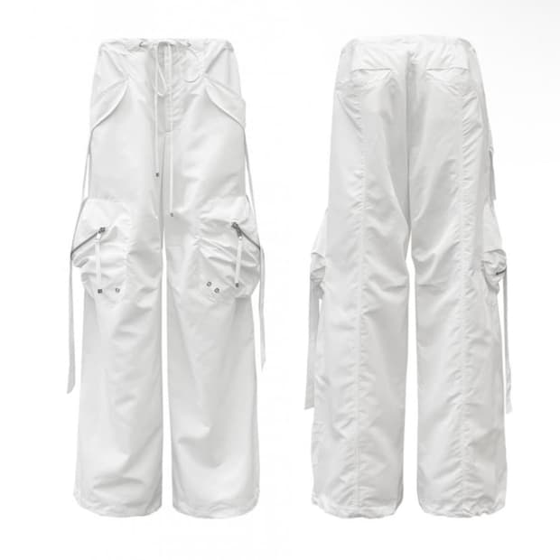 나체 카고 스트랩 팬츠 2