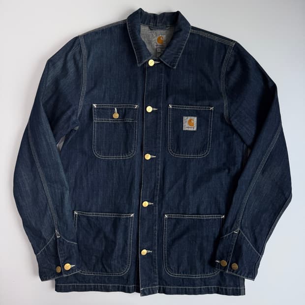 Carhartt 칼하트 WIP 데님 미시건 초어 자켓