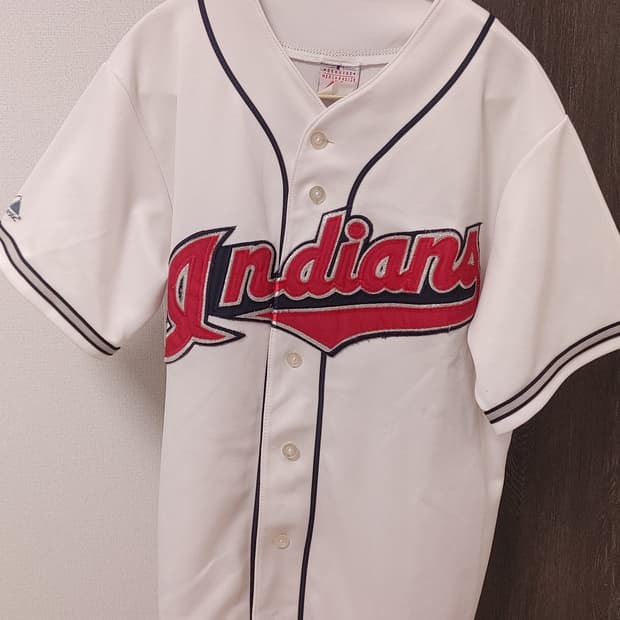 마제스틱 클리블랜드 인디언스 야구 유니폼