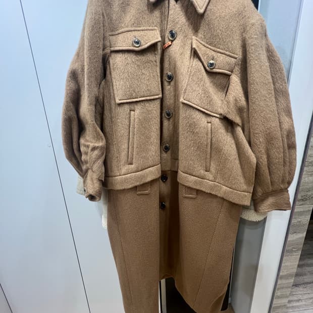 메종 미하라 야스히로 브라운 코트 F