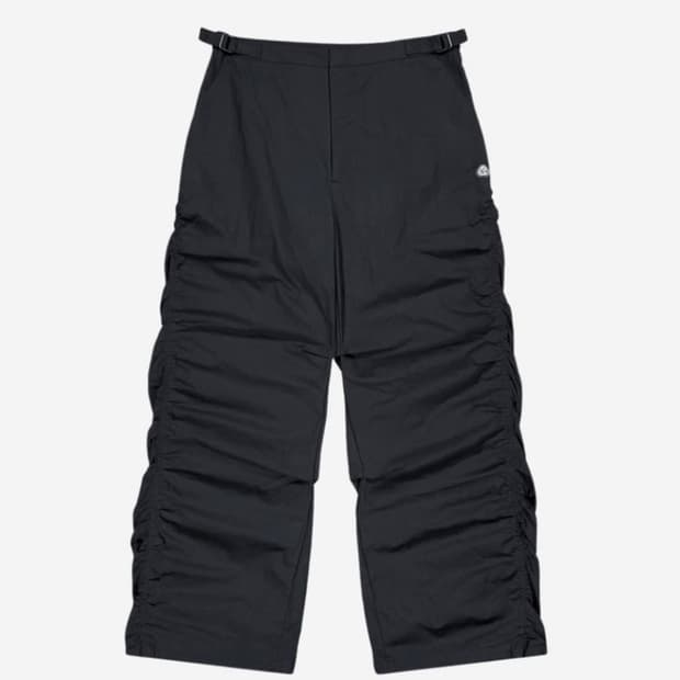 코이세이오 PUCKERING PANTS BLACK (1)