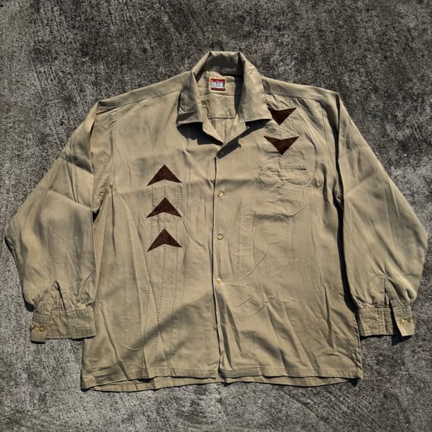 [L] Pink dragon Cream Soda 크림소다 레이온 셔츠