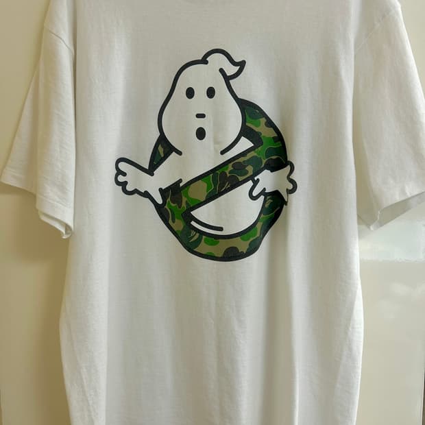 BAPE X GHOSTBUSTERS 반팔 티셔츠