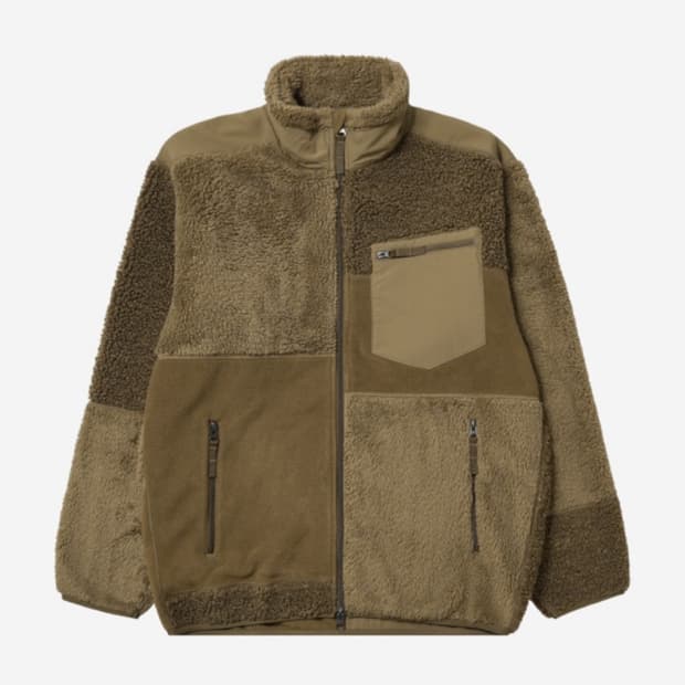 [M] 유니클로 x 엔지니어드가먼츠 플리스 후리스 자켓 브라운