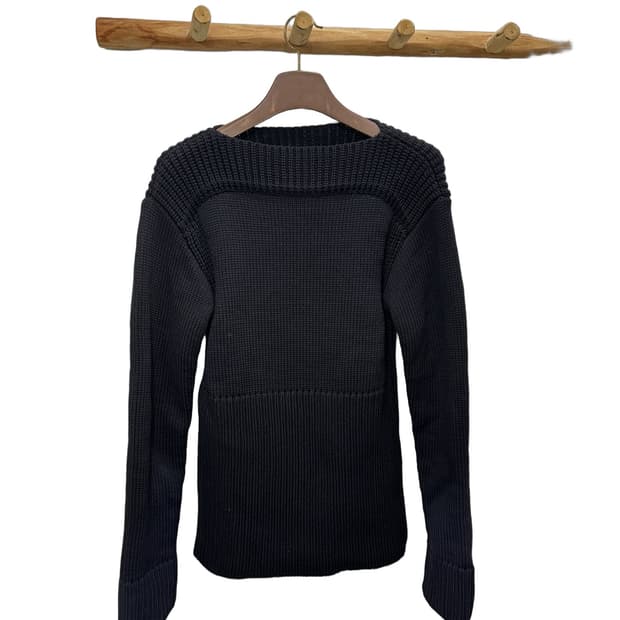 JUUN.J Garment Dyed Layered Panel Knit 